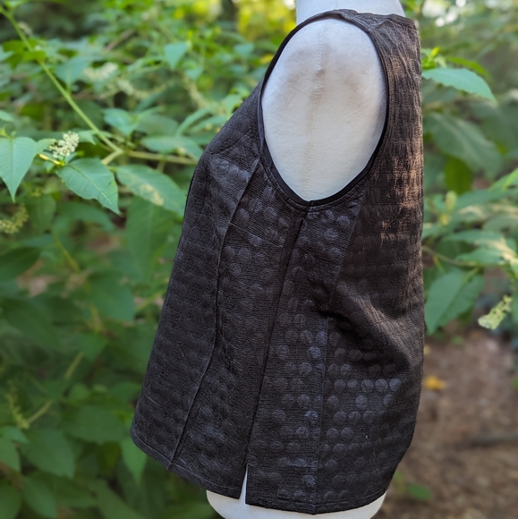 Women’s Cote’lac Tissue Fabric Sleeveless Tank Top, Size 1, US Size: M, black - Picture 6 of 13